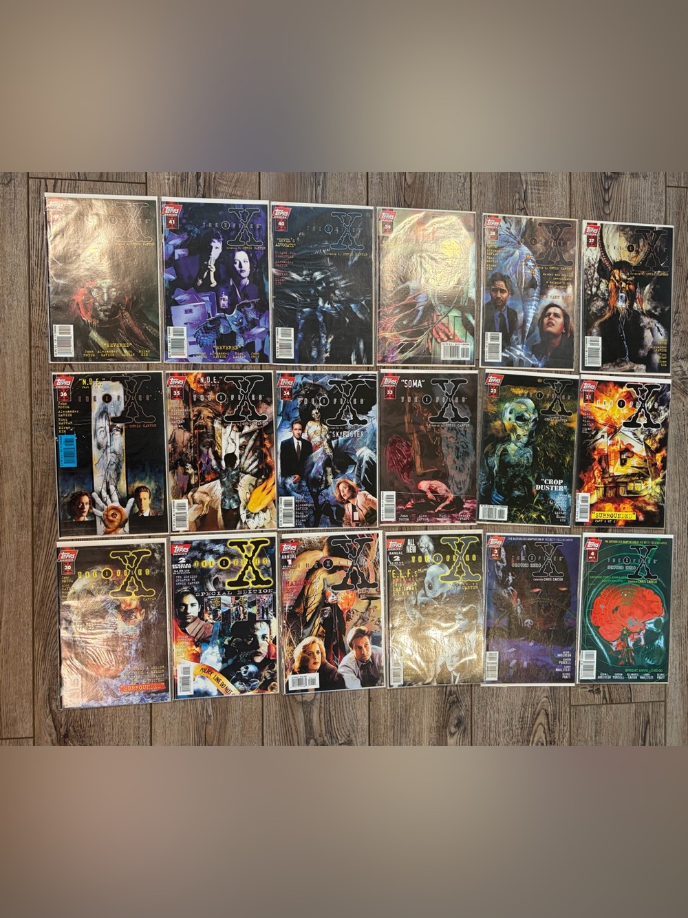The X-Files Topps Comics Lot Issues #30-41 + Specials